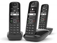 Gigaset AS690AE Trio, zonder antwoordapparaat, Zwart - thumbnail