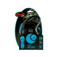 FLEXI ROLLIJN NEW NEON TAPE ZWART / NEON BLAUW M 5 MTR TOT 25 KG - thumbnail