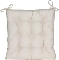 Anna's Collection zitkussen gewatteerd 38x38cm zand - thumbnail