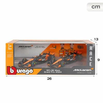 Bburago F1 McLaren MCL38 ´24 2er-Set 1:43 Auto Bburago F1 McLaren MCL38 ´24 2er-Set 1:43 Auto