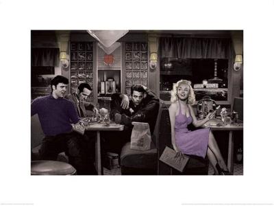 Kunstdruk Chris Consani - Blue Plate Special 2 80x60cm Kunstdruk Chris Consani - Blue Plate Special 2 80x60cm