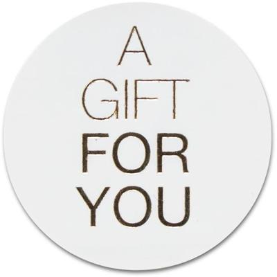Etiket bedrukt, op rol, diameter 39 mm, 500 stuks, A Gift For You