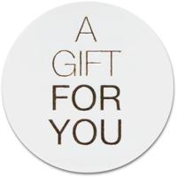 Etiket bedrukt, op rol, diameter 39 mm, 500 stuks, A Gift For You - thumbnail