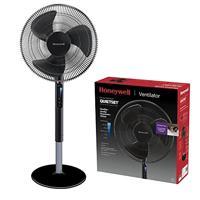 Honeywell HSF600BE4 Staande ventilator 40 W Zwart In hoogte verstelbaar, LED-display, Met afstandsbediening, Oscillerend, Zwenkbaar, Timer - thumbnail