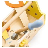 Classic World world houten timmermanset met gereedschapskist, 18dlg. - thumbnail