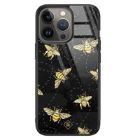 iPhone 13 Pro glazen hardcase - Bee yourself - thumbnail