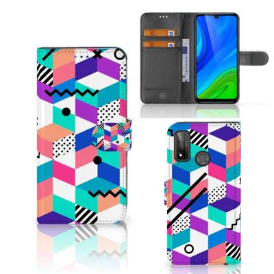 Huawei P Smart 2020 | Book Case | Blokken Kleurrijk