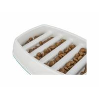 Trixie voerbak slowfeeding kunststof / tpr grijs - thumbnail