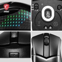 Wireless muis MSI CLUTCH GM51 LIGHTWEIGHT WIRELESS Zwart 26000 DPI - thumbnail