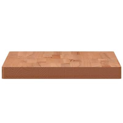 Wastafelblad 60x40x4 cm massief beukenhout - thumbnail