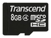 Transcend Standard microSDHC-kaart Industrial 8 GB Class 4 - thumbnail