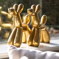 Richmond Decoratie 'Balloon Dog' kleur Goud (per stuk) - thumbnail