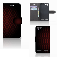 Lenovo Vibe K5 Telefoon Hoesje Geruit Rood - thumbnail