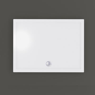 Douchebak BWS Nua Rechthoek Acryl 90x75 cm Wit Inclusief Plint Boss & Wessing