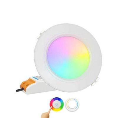 Slimme MiBoxer Led Downlight 6 Watt - RGB+CCT - Ø118mm Slimme MiBoxer Led Downlight 6 Watt - RGB+CCT - Ø118mm