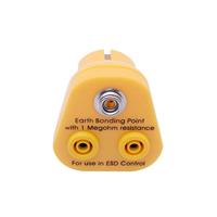Quadrios ESD-aardingsstekker Bus, Bananenbus, Drukknop 10 mm - thumbnail