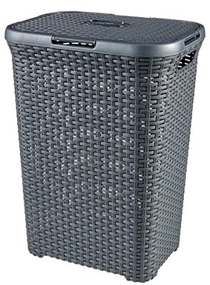 Curver Style wasbox 60 L antraciet - thumbnail
