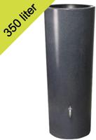 Garantia design regenton lava 350 liter met bloembak - thumbnail
