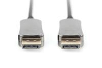 Digitus AK-340107-200-S DisplayPort-kabel DisplayPort / Glasvezel Aansluitkabel DisplayPort-stekker, DisplayPort-stekker 20.00 m Zwart 8K UHD - thumbnail