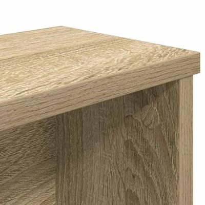 Keukenrekken stapelbaar 2 st 60x15x16 cm sonoma eikenkleurig