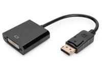 Digitus AK-340409-001-S DisplayPort / DVI Adapter [1x DisplayPort stekker - 1x DVI-bus 24+5-polig] Zwart 15.00 cm - thumbnail