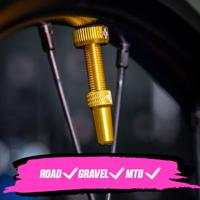 Muc-Off Muc off tubeless valve v2 sv (44mm) colour: gold aluminium - thumbnail