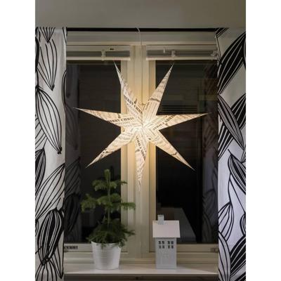 Konstsmide 2985-270 Kerstster Gloeilamp, LED Wit, Zwart Standaard Konstsmide 2985-270 Kerstster Gloeilamp, LED Wit, Zwart Standaard
