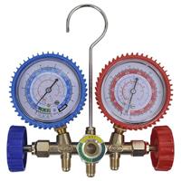 Manometer set voor airco met 2-richtingen - thumbnail