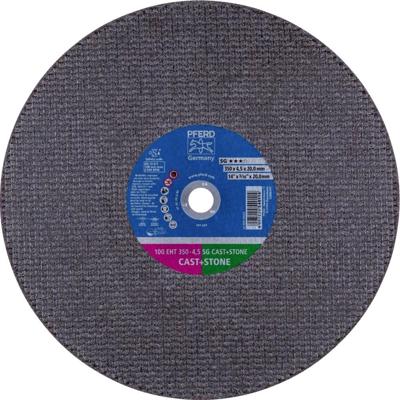 PFERD TOOLS 100 EHT 350-4,5 SG CAST+STONE/20,0 61329530 Doorslijpschijf recht 350 mm 10 stuk(s) Gietijzer, Pletbaar gietijzer, Beton
