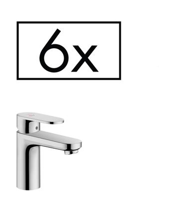 Hansgrohe Vernis Blend ééngreeps wastafelkraan 70 CoolStart met pop-up trekwaste projectverpakking 6x, chroom