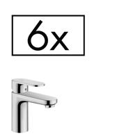 Hansgrohe Vernis Blend ééngreeps wastafelkraan 70 CoolStart met pop-up trekwaste projectverpakking 6x, chroom - thumbnail