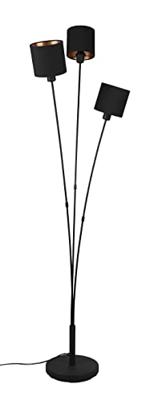 Trio VloerlampTommy 3-lichts zwart - R46333979