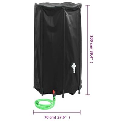 Watertank met kraan opvouwbaar 380 L PVC