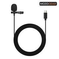 MOJOGEAR Speldmicrofoon met USB-C-aansluiting voor smartphone en tablet - 3 meter - thumbnail