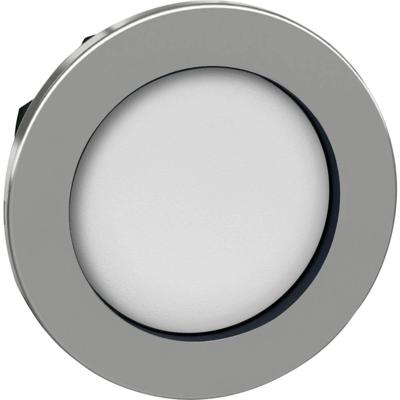 Schneider Electric ZB4FA16 ZB4FA16 Plat, Terugstelbaar (Ø) 30.5 mm Zonder markering Chroom, Wit 1 stuk(s)
