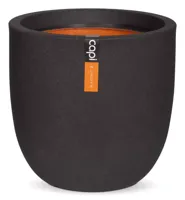 Capi bloempot urban smooth 43x41 cm zwart kbl933 - thumbnail