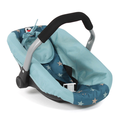 Poppen Autozitje Maxi-Cosi-stijl - Stars Turquoise