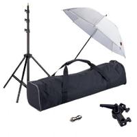Linkstar strobist set met paraplu uk-84t - thumbnail