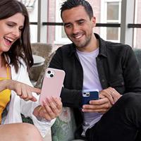 Accezz Liquid Silicone Backcover Google Pixel 8 Telefoonhoesje Blauw - thumbnail