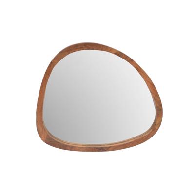 Brix Spiegel 'Joy' Mangohout, 70 x 80cm, kleur Bruin Brix Spiegel 'Joy' Mangohout, 70 x 80cm, kleur Bruin