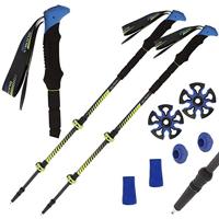 VIKING CARBO LITE TREKKINGSTOKKEN ZWART/LIMOEN - thumbnail