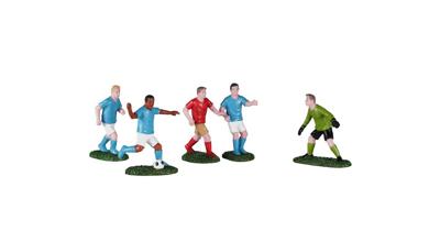 Soccer practice set of 5 kerstfiguur LEMAX - Lemax