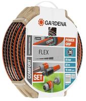 Gardena Flex slang (5/8), 20m + armaturen 18044-26 - thumbnail
