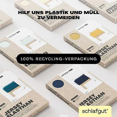 Schlafgut Schlafgut EASY Jersey Elasthan Hoeslaken M - 120x200 - 130x220 467 Petrol Mid - thumbnail