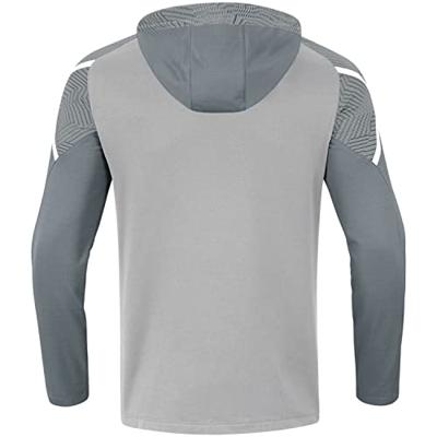 JAKO 6722K Sweater Met Kap Performance Kids - Zachtgrijs/Steengrijs - 164