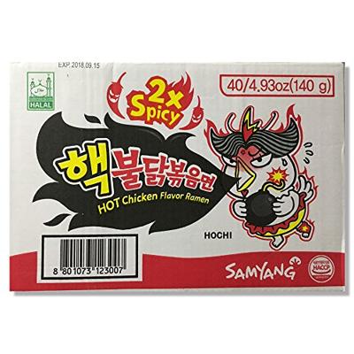 Samyang - Buldak 2x Spicy - 40x 140g Samyang - Buldak 2x Spicy - 40x 140g