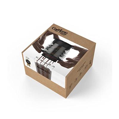 Cafflano Koffiepers Kompakt Zwart