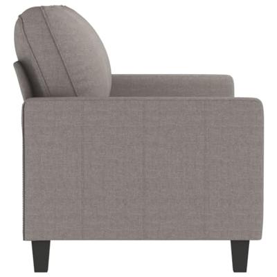 Tweezitsbank 140 cm stof taupe