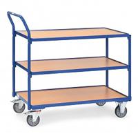 Fetra Hauptartikel 2752 Tafelwagen Staal Poedercoating Laadvermogen (max.): 250 kg Stralend blauw (RAL 5007) - thumbnail