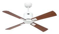 CasaFan ECO NEO III 103 WE-NB/KI WiFi Flügel Nussbaum/Kirsche Plafondventilator 16 W (Ø x h) 103 cm x 360 mm Wit Met afstandsbediening, Timer, Met wintermodus, - thumbnail